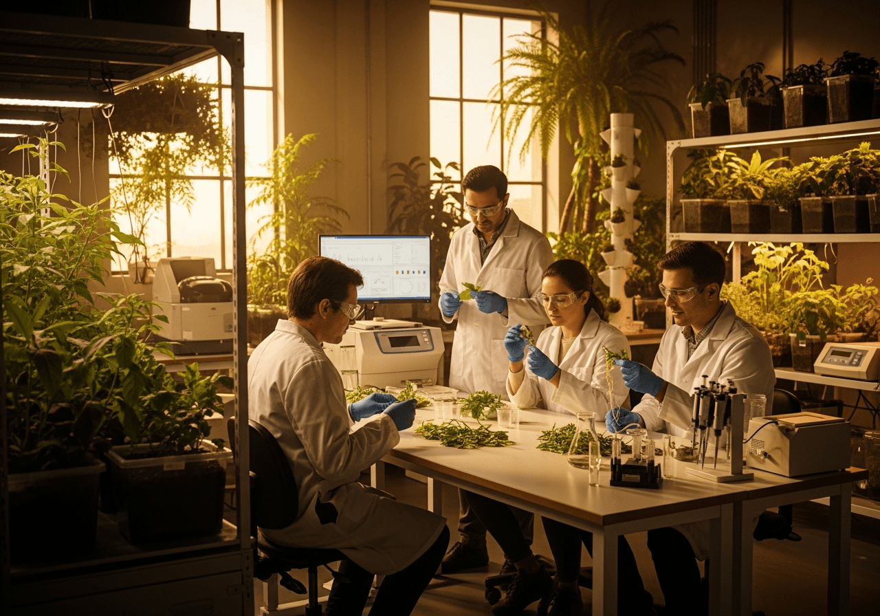 Endless Biotech laboratory team at work